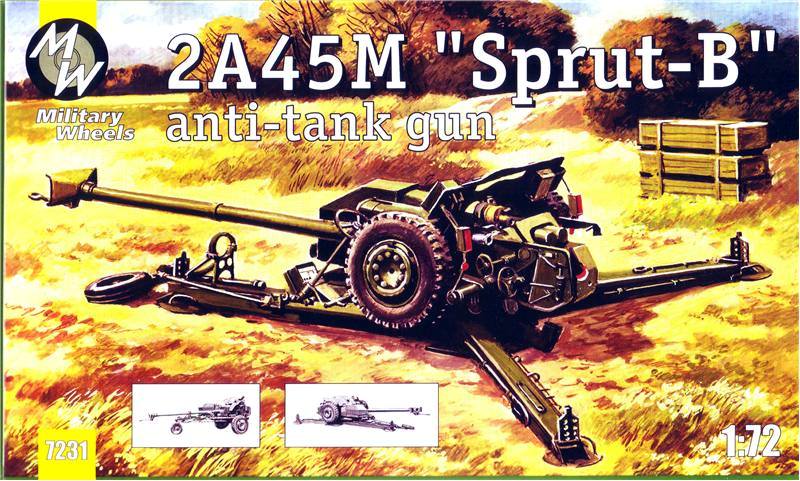 Military Wheels - 2A45M ''Sprut-B'' anti tunk gun Military Wheels - 2A45M ''Sprut-B'' anti tunk gun